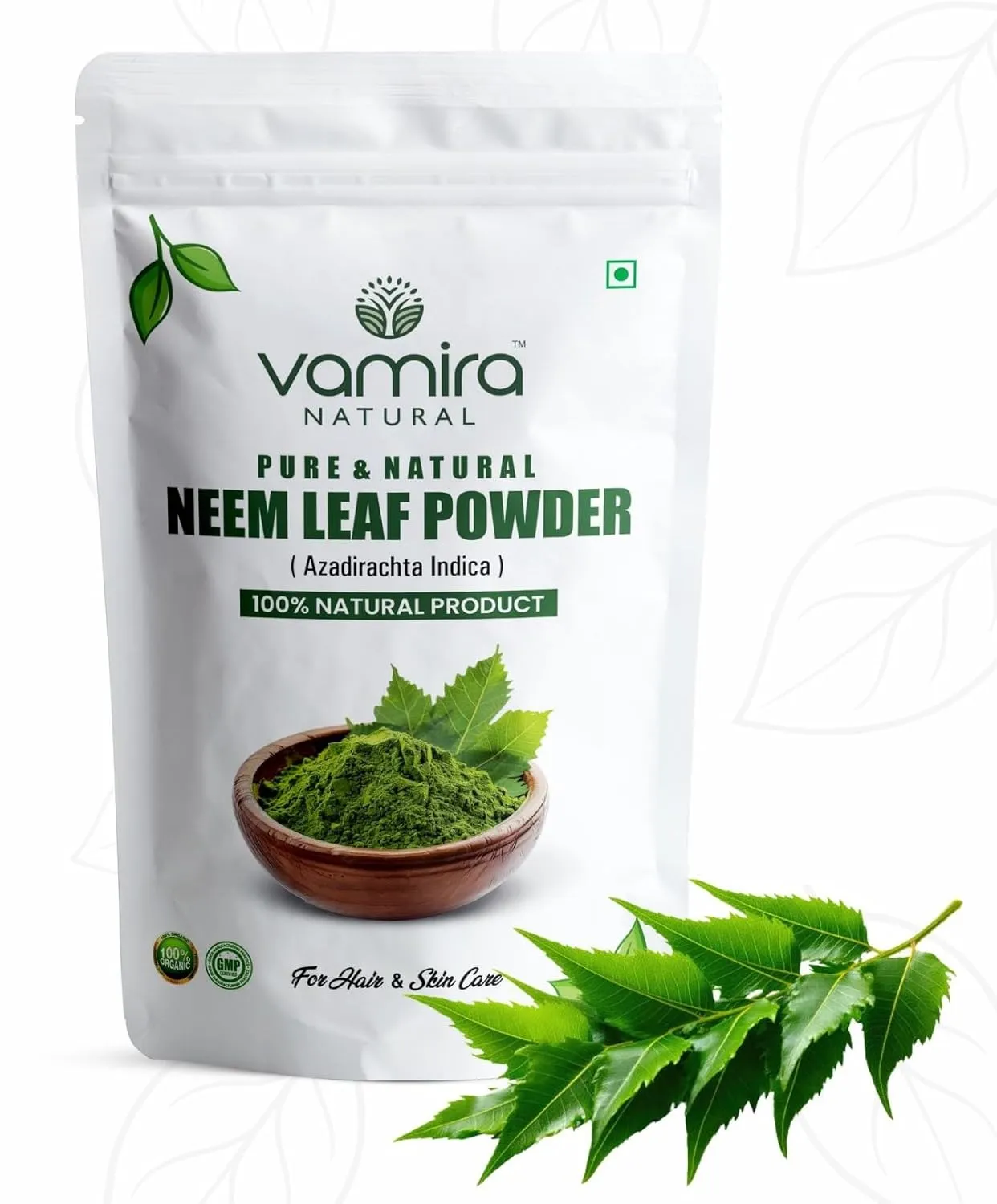 Neem Leaves Powder 1 KG – 100% Pure Ayurvedic Herbal Powder for Hair Growth